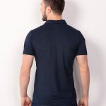 polo masculina marinho