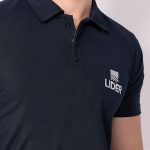 polo masculina marinho