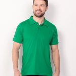 polo masculina verde brinde