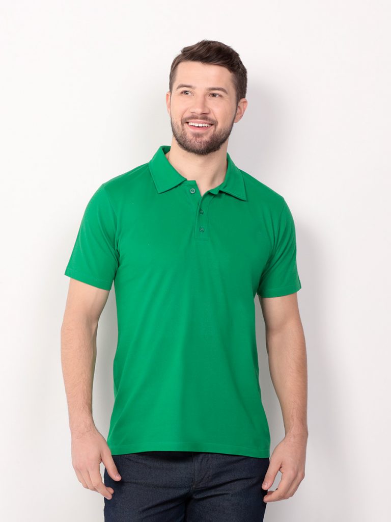 polo masculina verde brinde