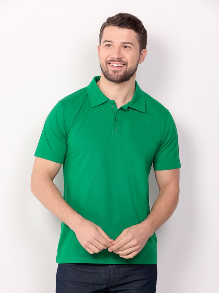 polo masculina verde brinde
