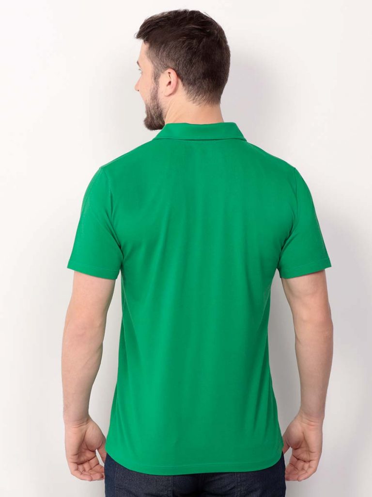 polo masculina verde brinde