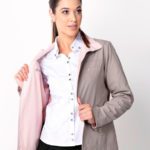jaqueta reversivel dupla face feminina