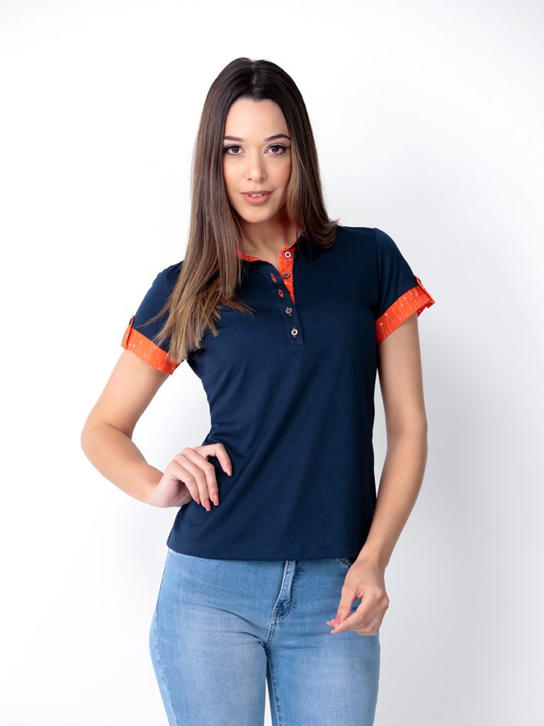 polo fem com martingale