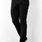 calca sarja com elastano masculina