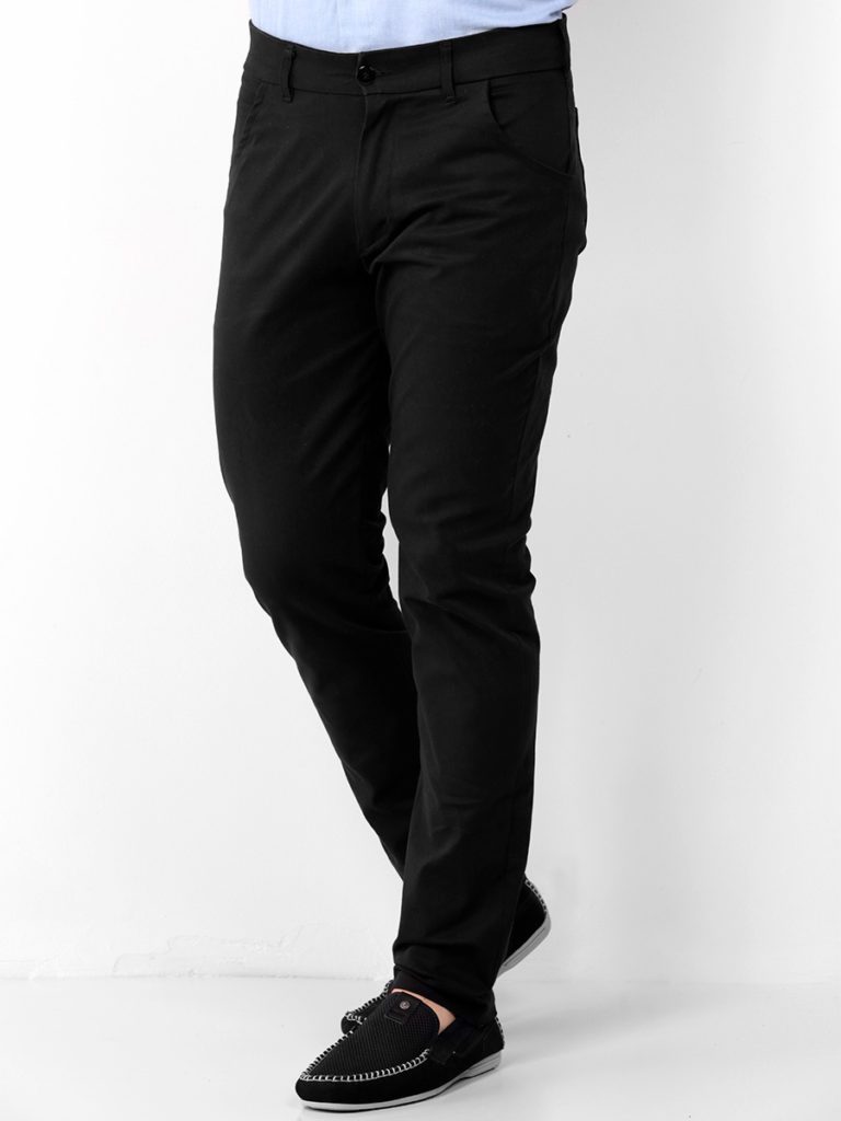 calca sarja com elastano masculina