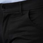 calca sarja com elastano masculina