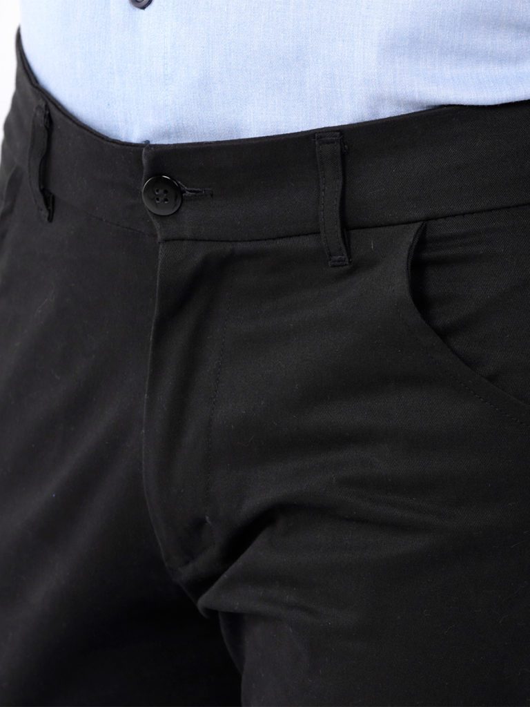 calca sarja com elastano masculina