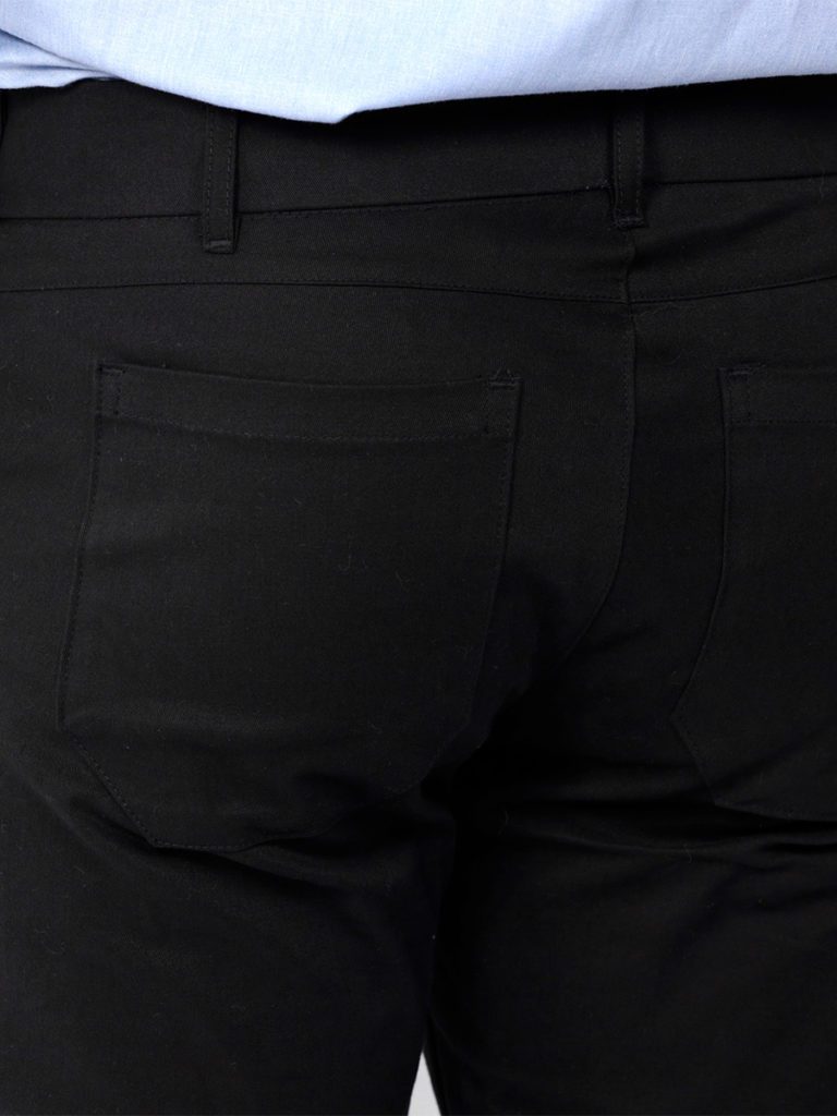 calca sarja com elastano masculina