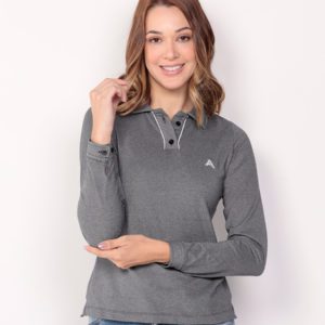 Camisa Gola Polo Feminina