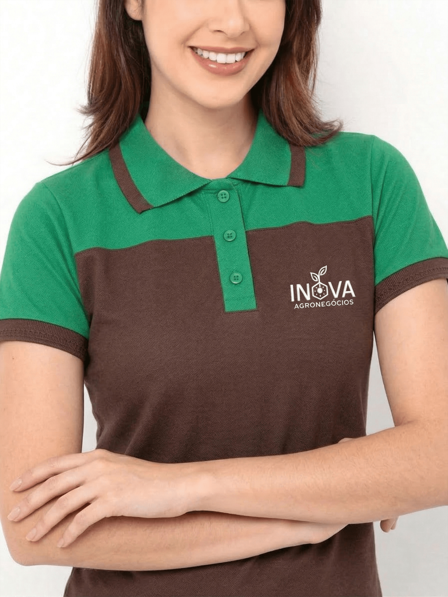 DETALHE - REF. 15 - MARROM E VERDE